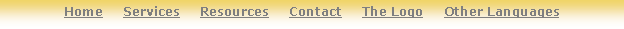 Text Box: Home     Services     Resources     Contact     The Logo     Other Languages